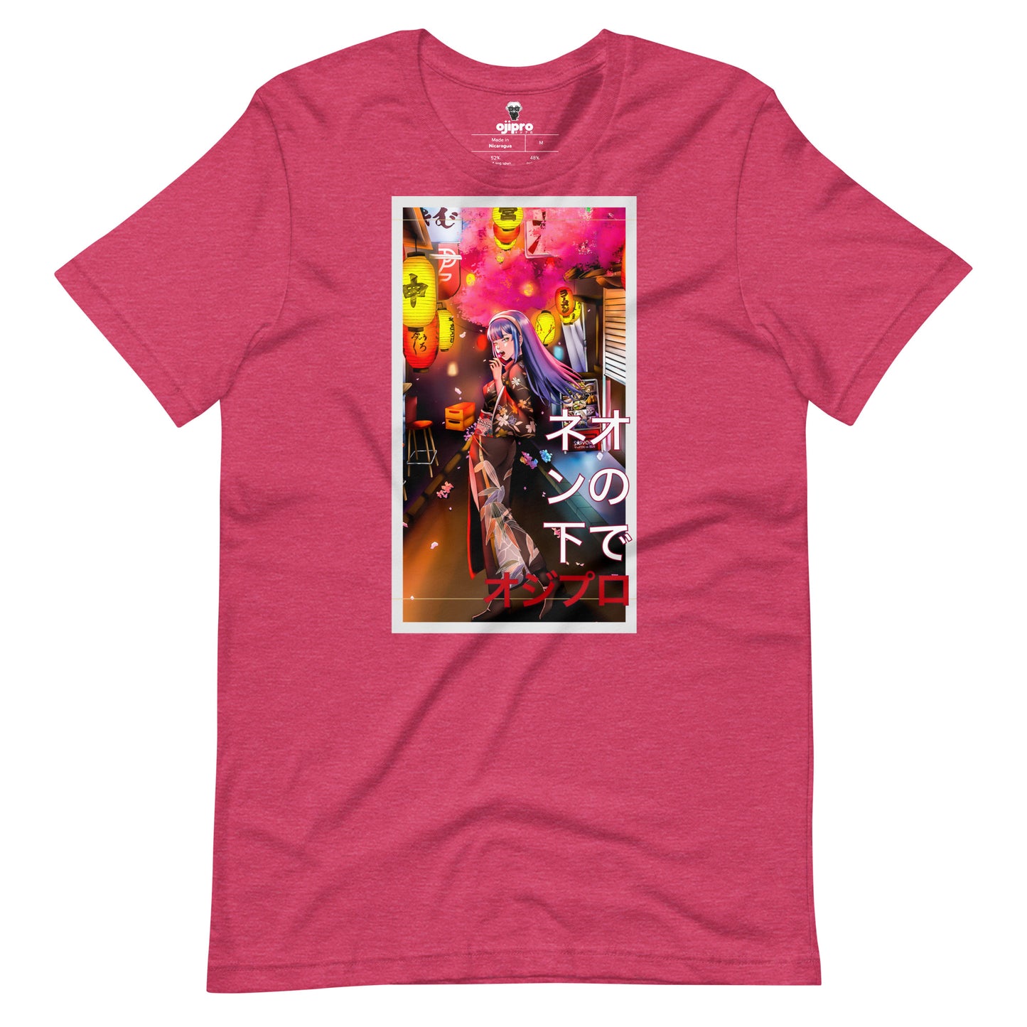 UNDER THE NEON LIGHTS  - ASAKUSA -  ネオンの下で - 浅草 - Unisex T-Shirt.