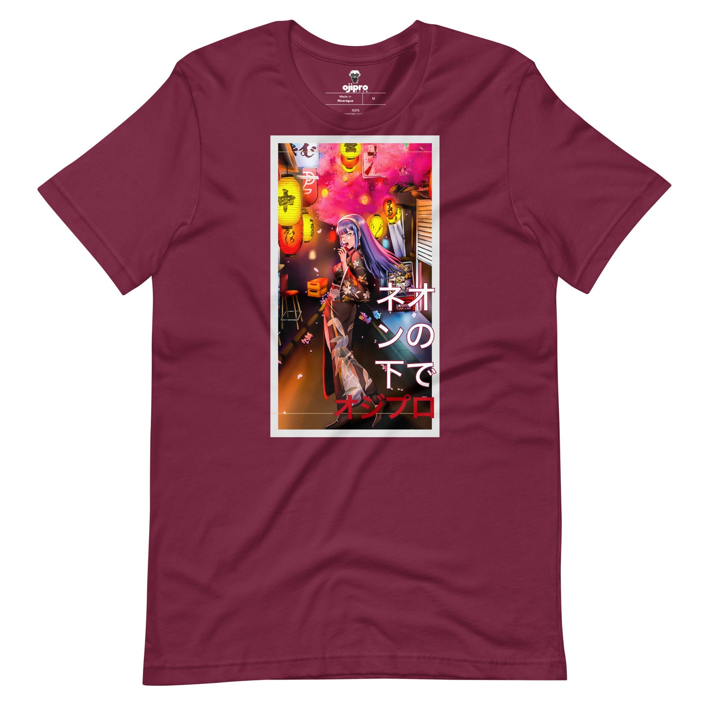 UNDER THE NEON LIGHTS  - ASAKUSA -  ネオンの下で - 浅草 - Unisex T-Shirt.