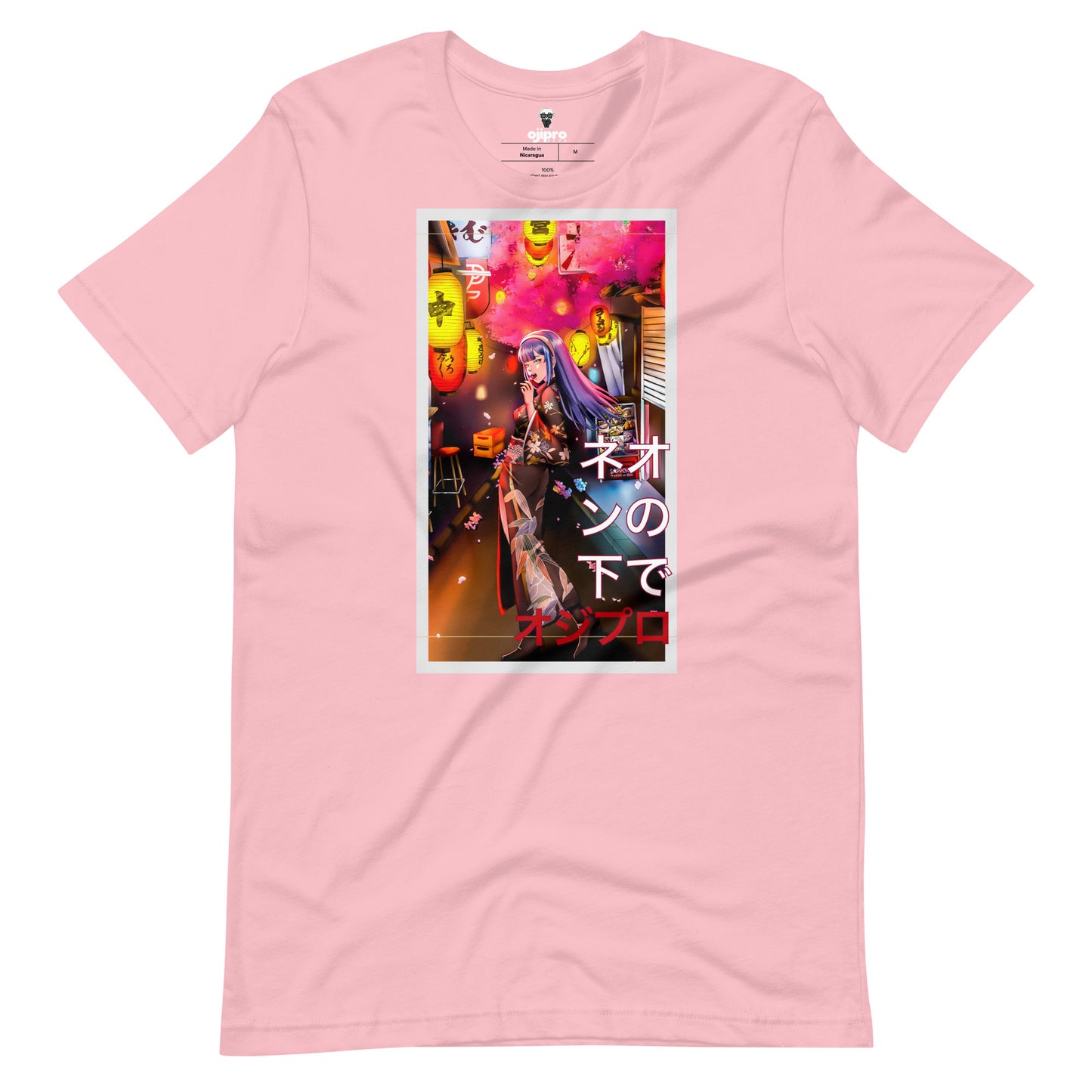 UNDER THE NEON LIGHTS  - ASAKUSA -  ネオンの下で - 浅草 - Unisex T-Shirt.