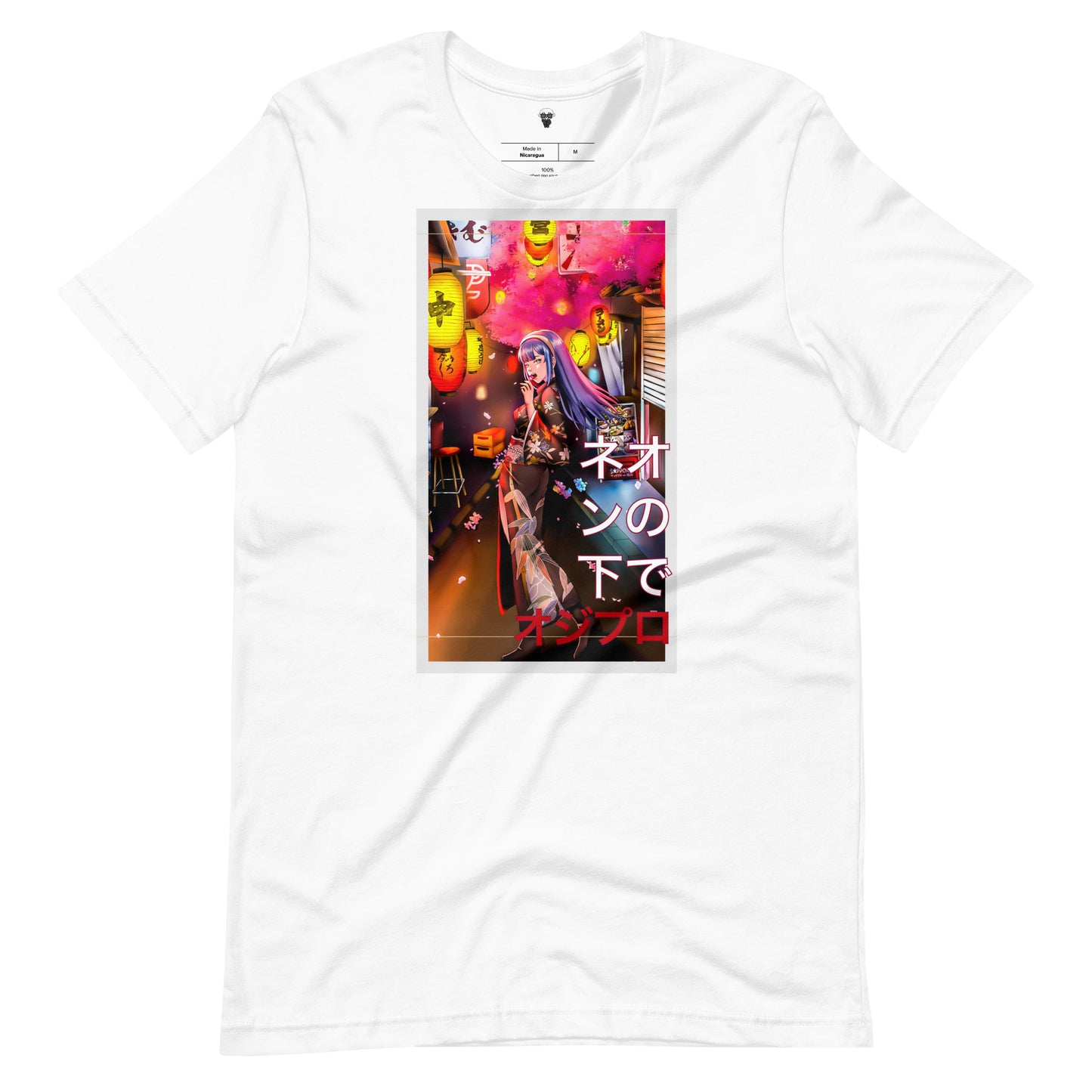UNDER THE NEON LIGHTS - ASAKUSA - ネオンの下で - 浅草 - Unisex T-Shirt.